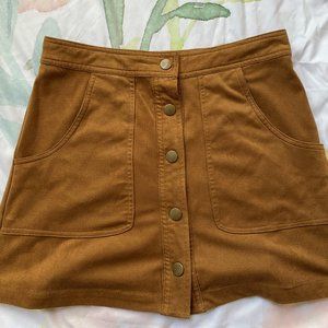 brandy melville button up skirt